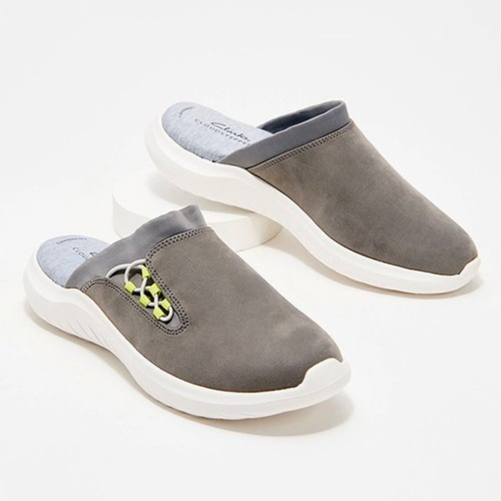 NIB Clarks | Gray Nova Ease Mule